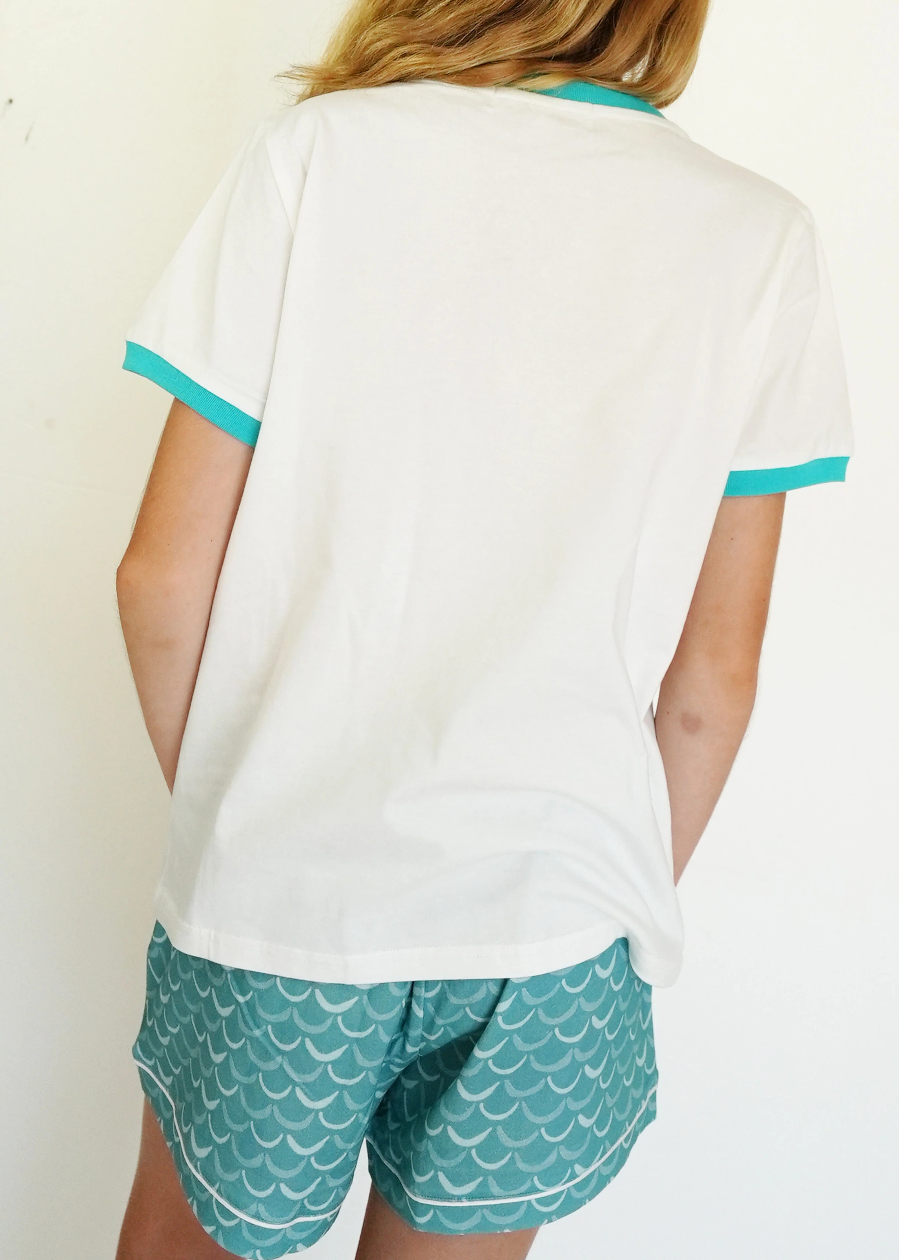 Girls - See You In The Sea T-Shirt & Shorts PJ Set - Image 5